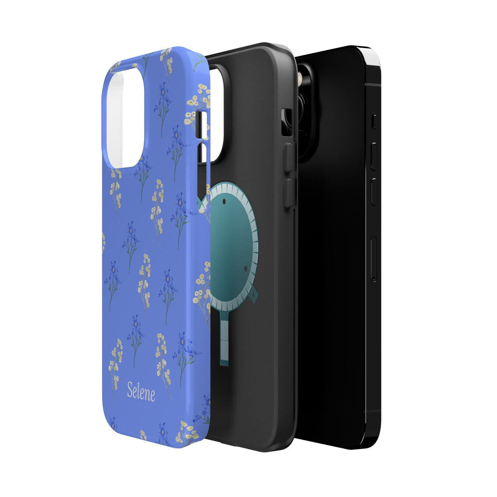 Selene Co. - Pastel Blue Floral Case