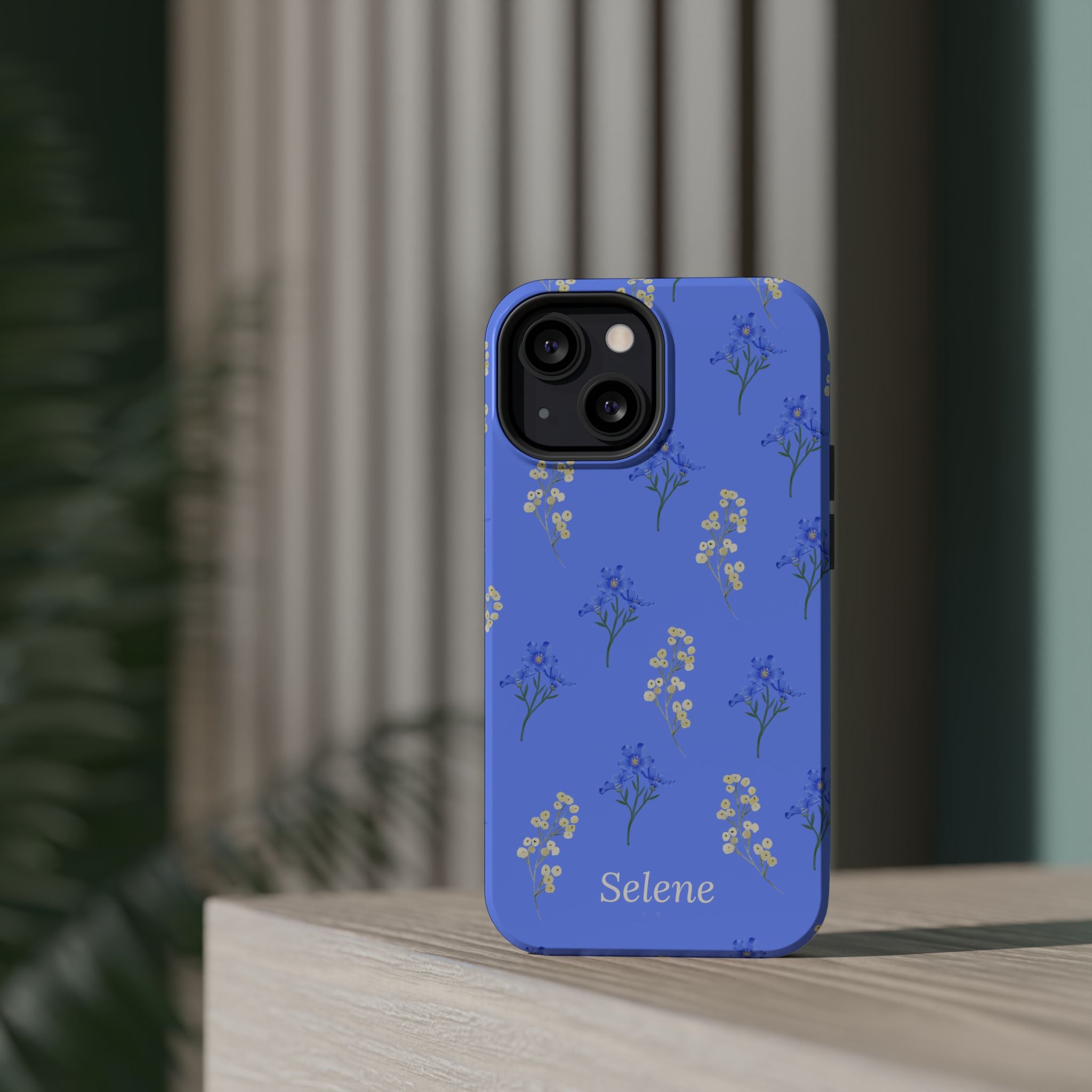 Selene Co. - Pastel Blue Floral Case