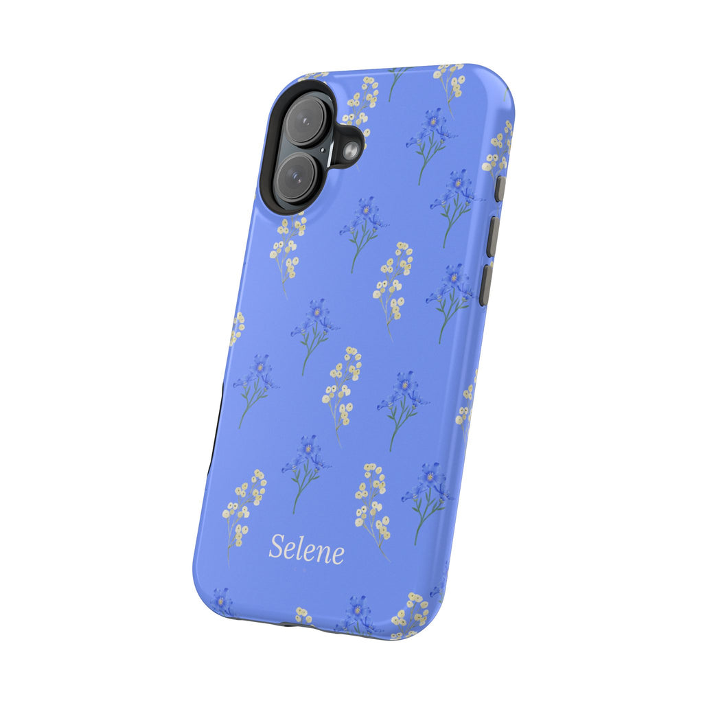 Selene Co. - Pastel Blue Floral Case