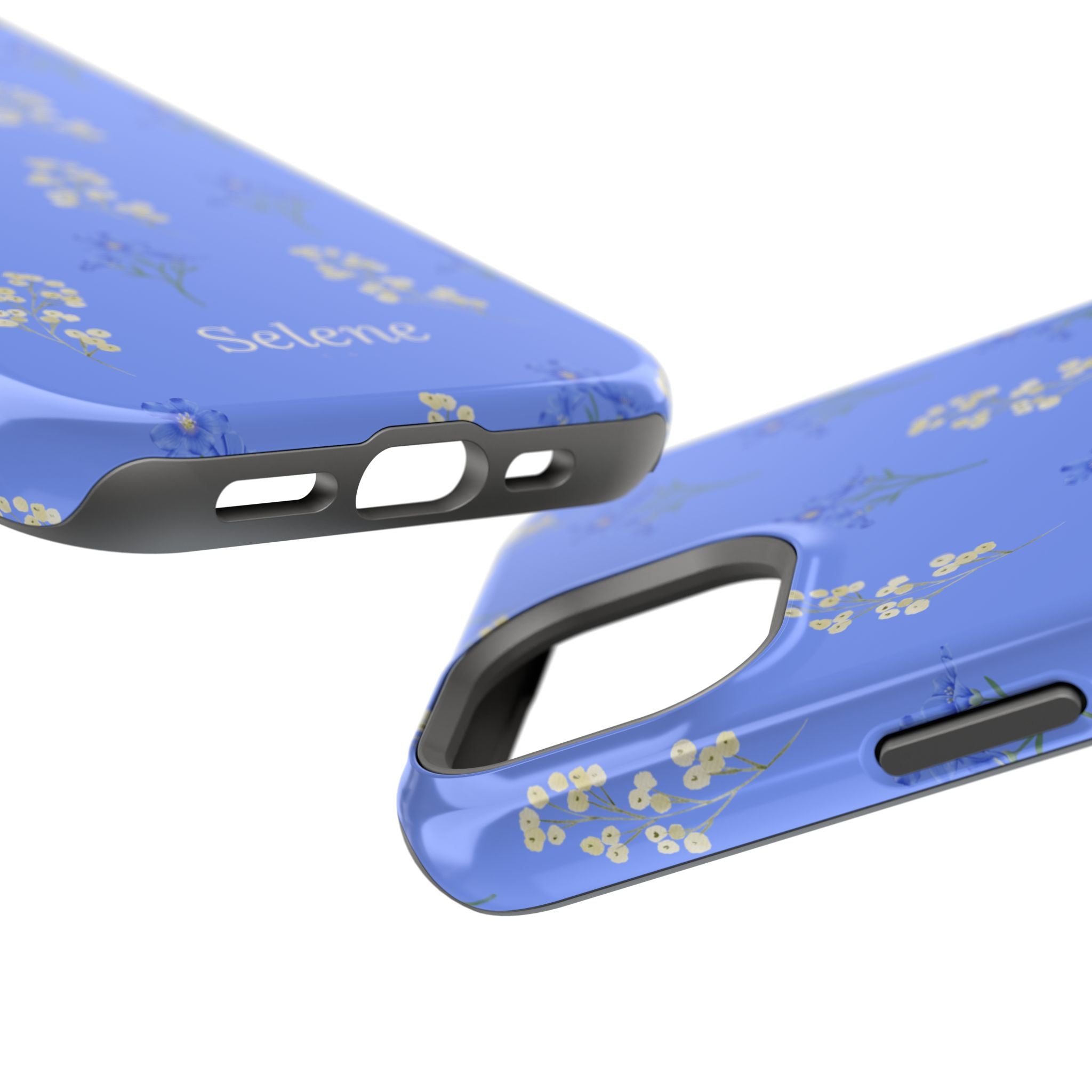 Selene Co. - Pastel Blue Floral Case
