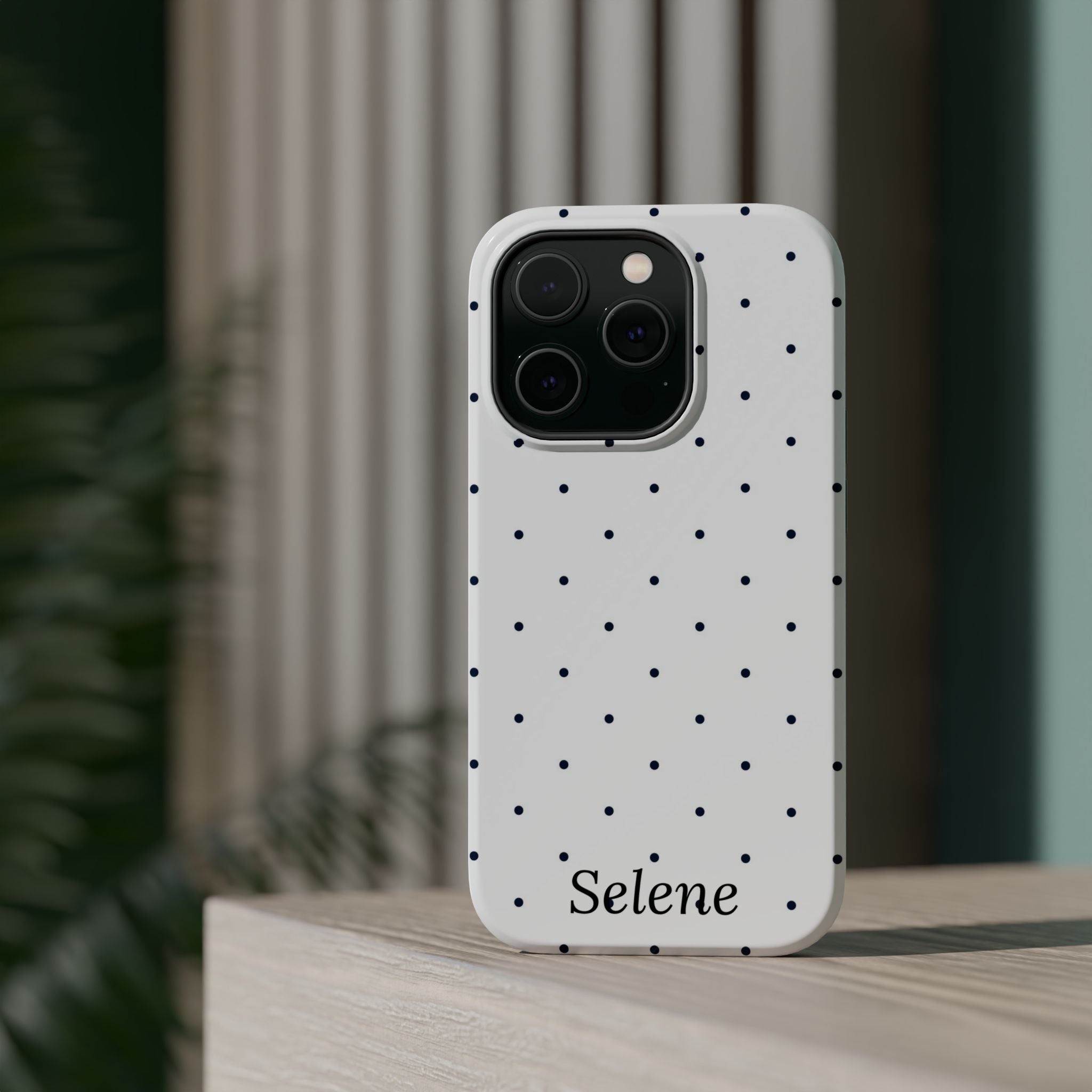 Selene Co. — Blue Polka dot case