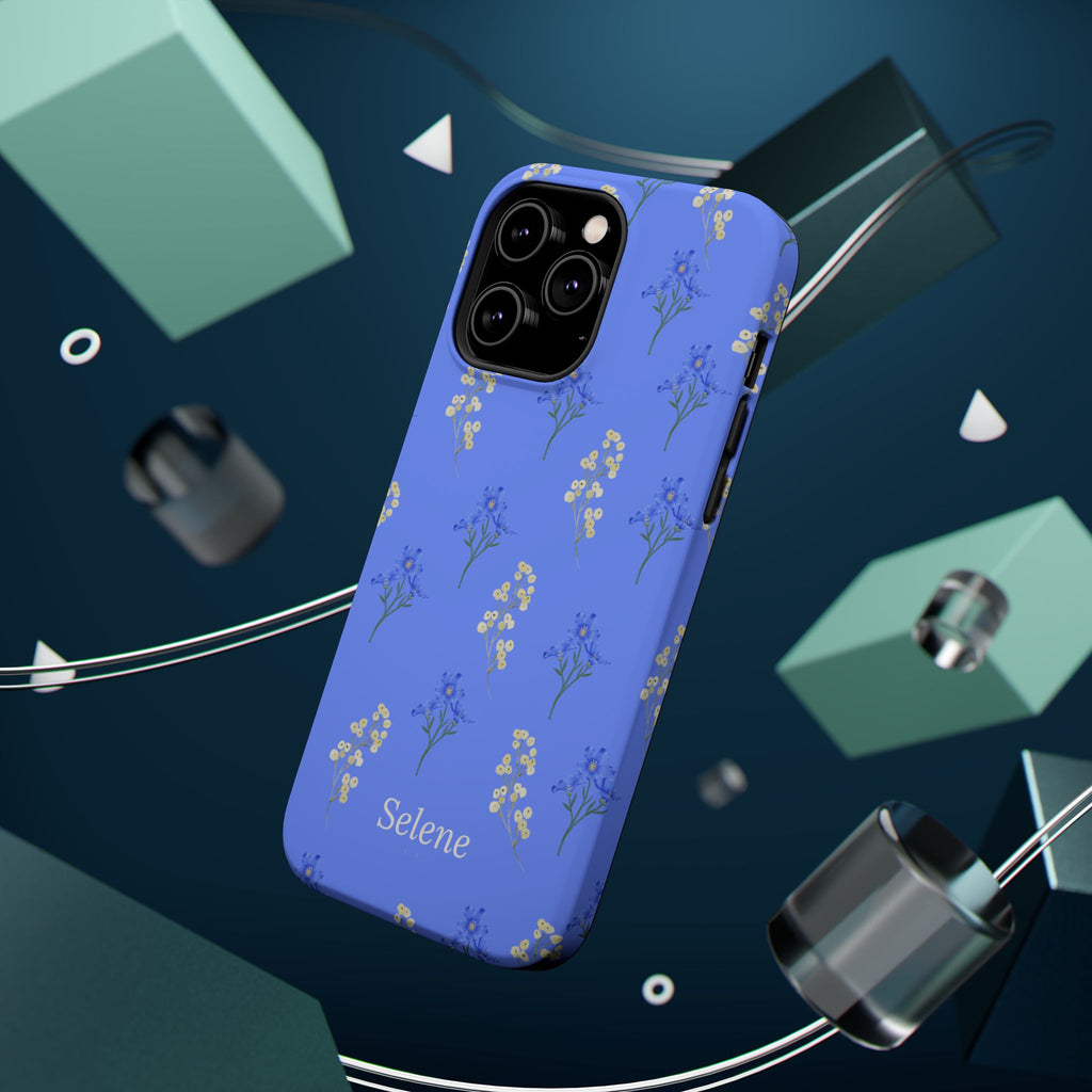 Selene Co. - Pastel Blue Floral Case
