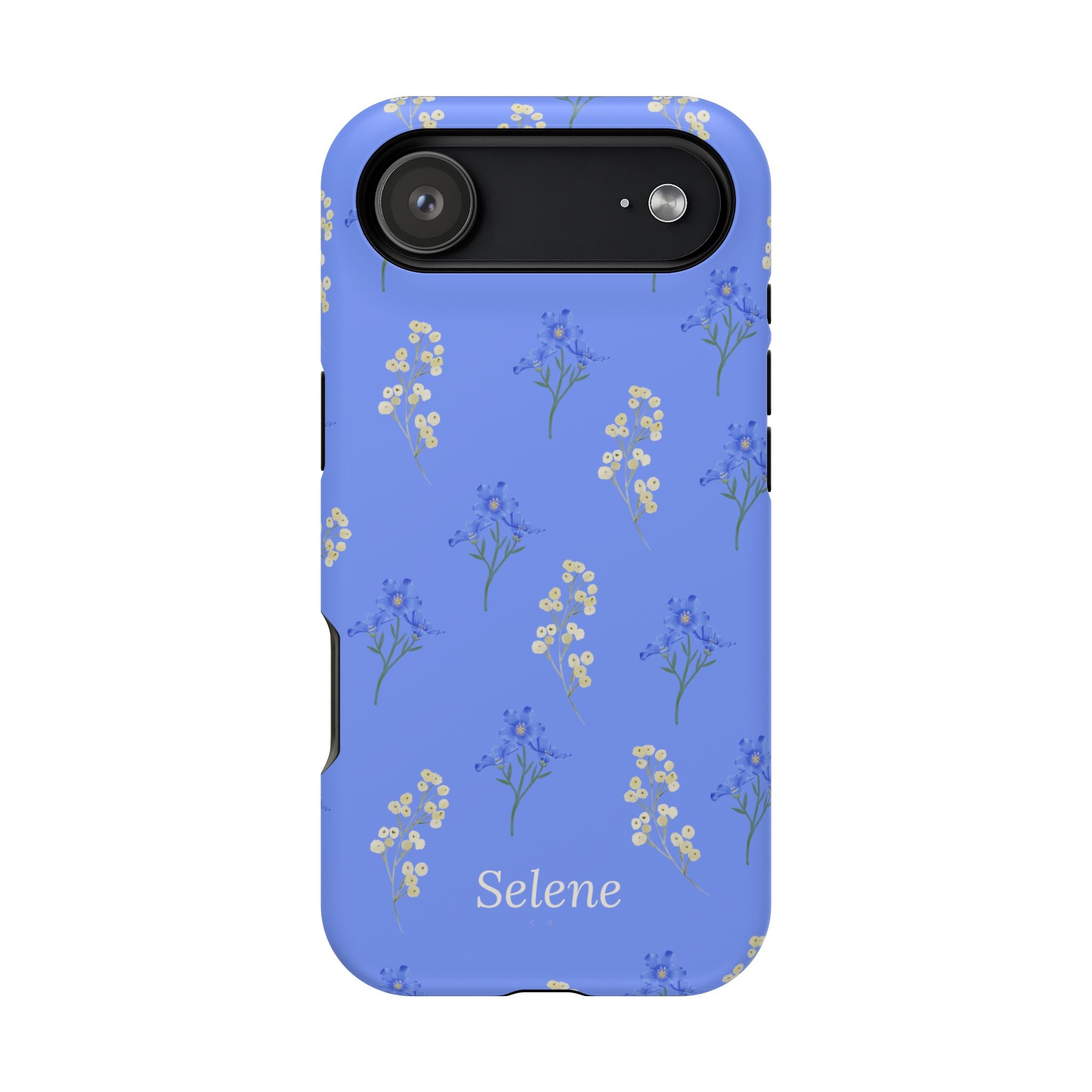 Selene Co. - Pastel Blue Floral Case