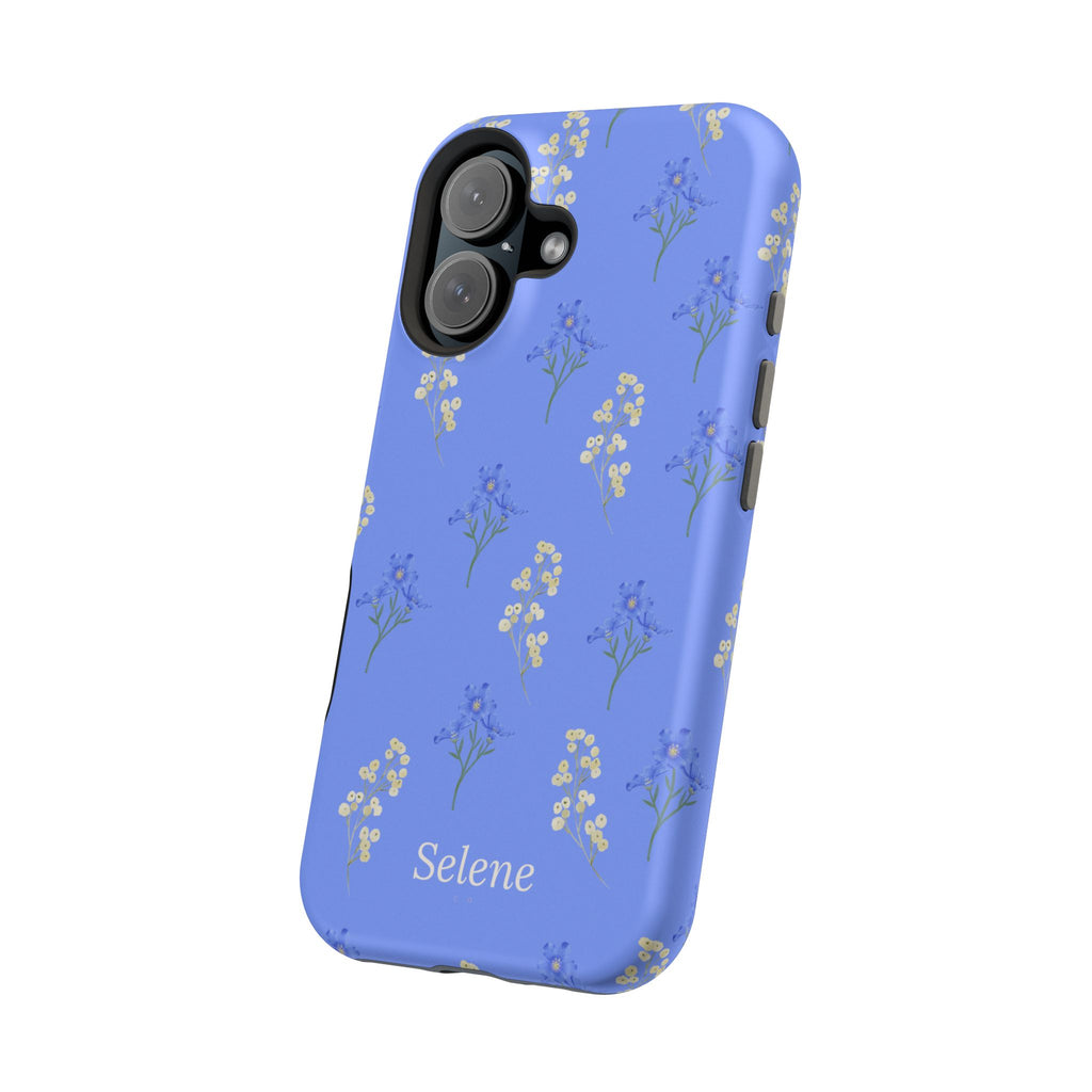 Selene Co. - Pastel Blue Floral Case