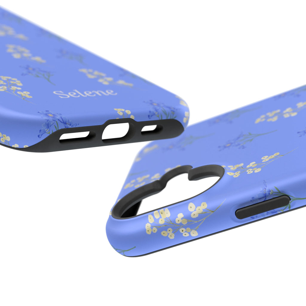 Selene Co. - Pastel Blue Floral Case