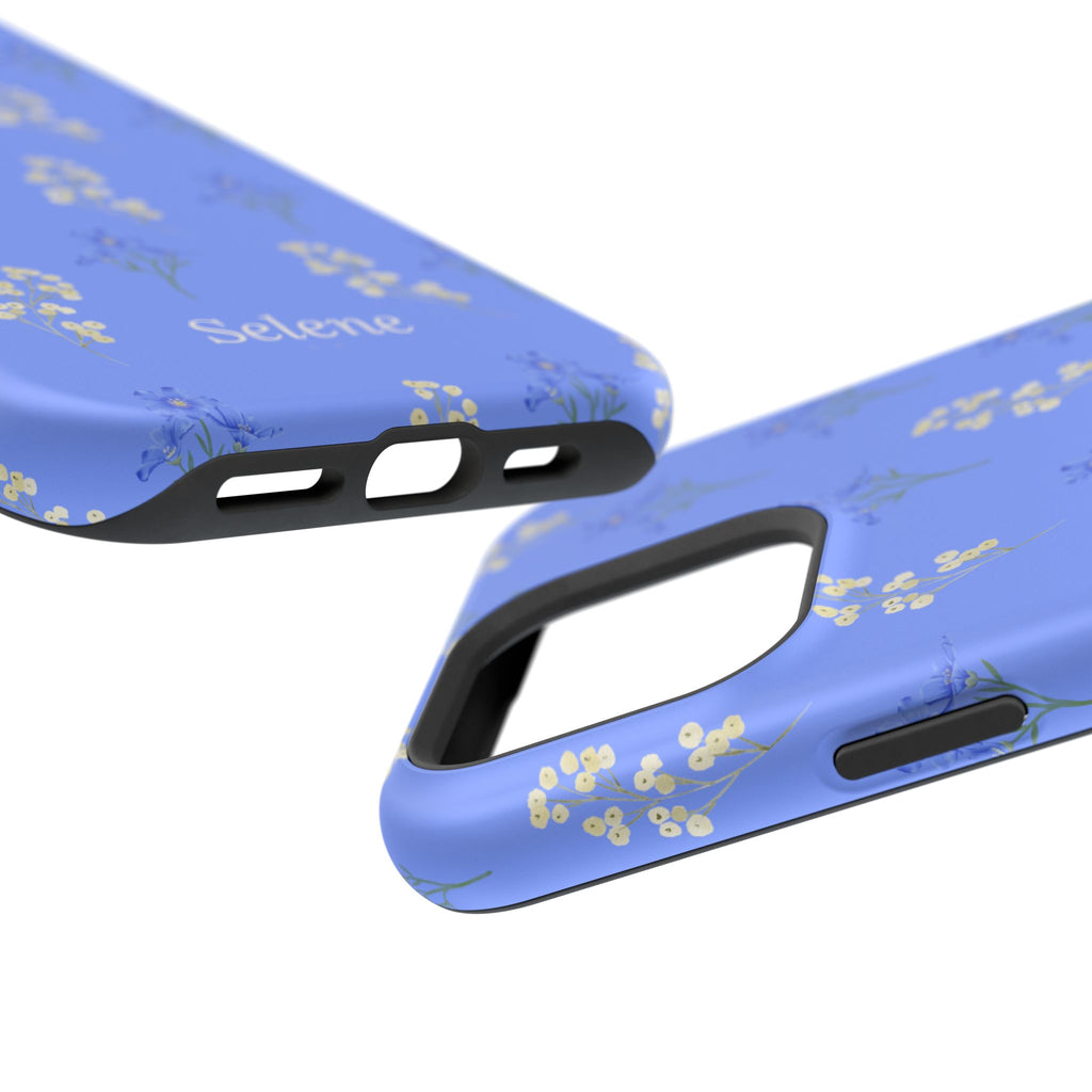 Selene Co. - Pastel Blue Floral Case