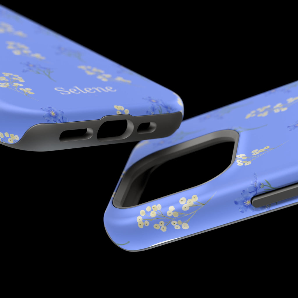 Selene Co. - Pastel Blue Floral Case