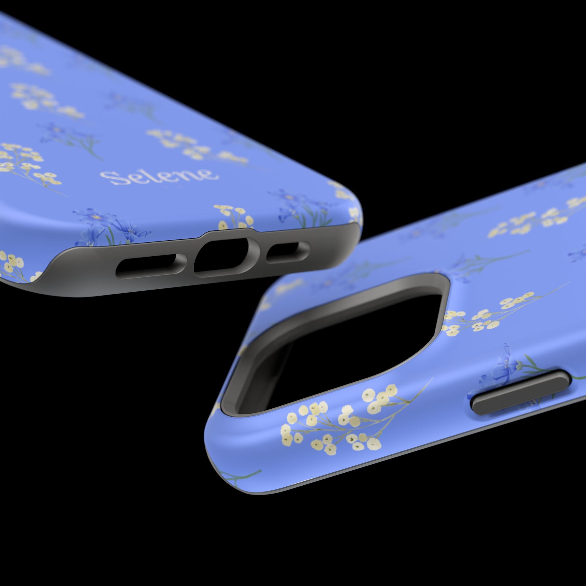 Selene Co. - Pastel Blue Floral Case