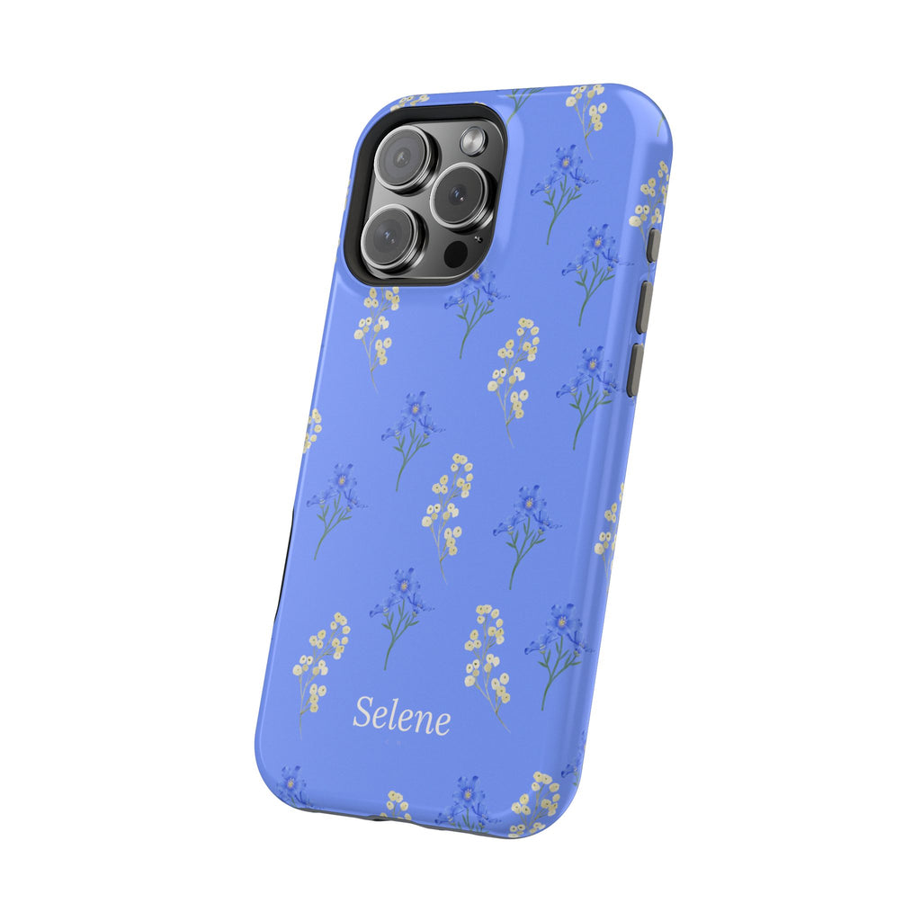 Selene Co. - Pastel Blue Floral Case
