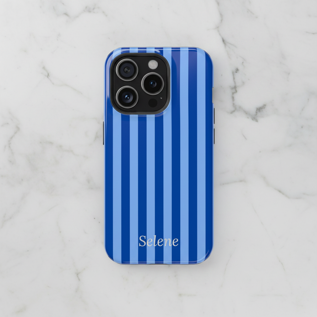 Blue Striped Case