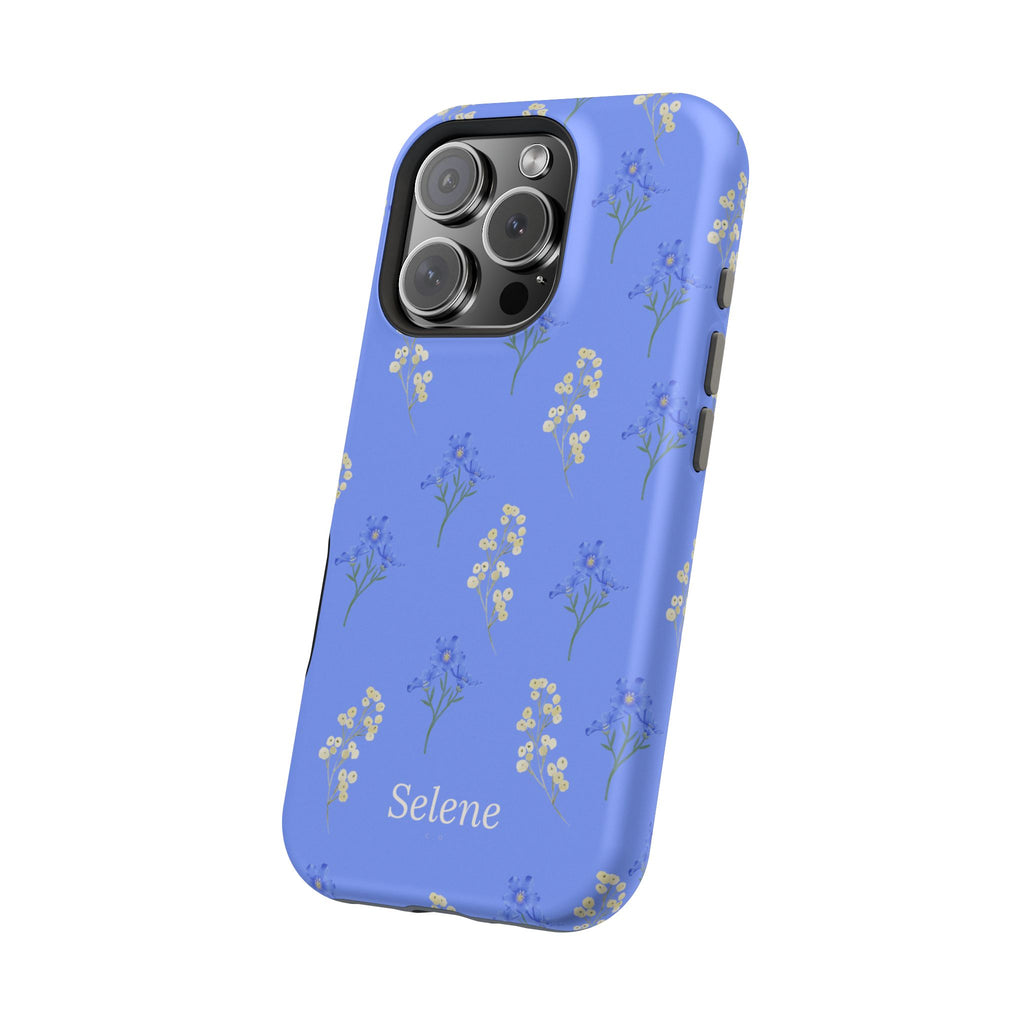 Selene Co. - Pastel Blue Floral Case