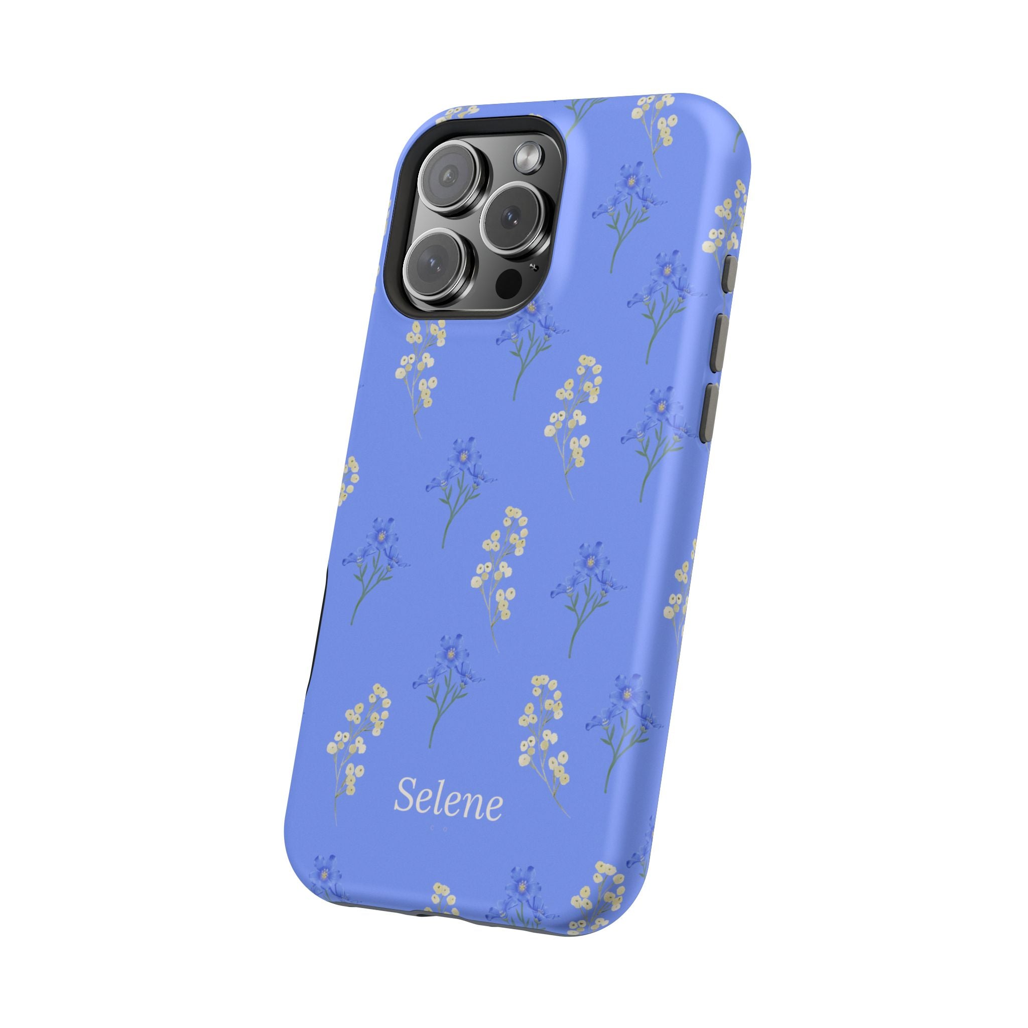 Selene Co. - Pastel Blue Floral Case