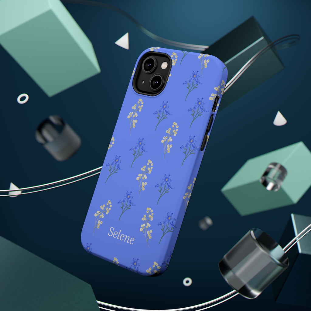 Selene Co. - Pastel Blue Floral Case