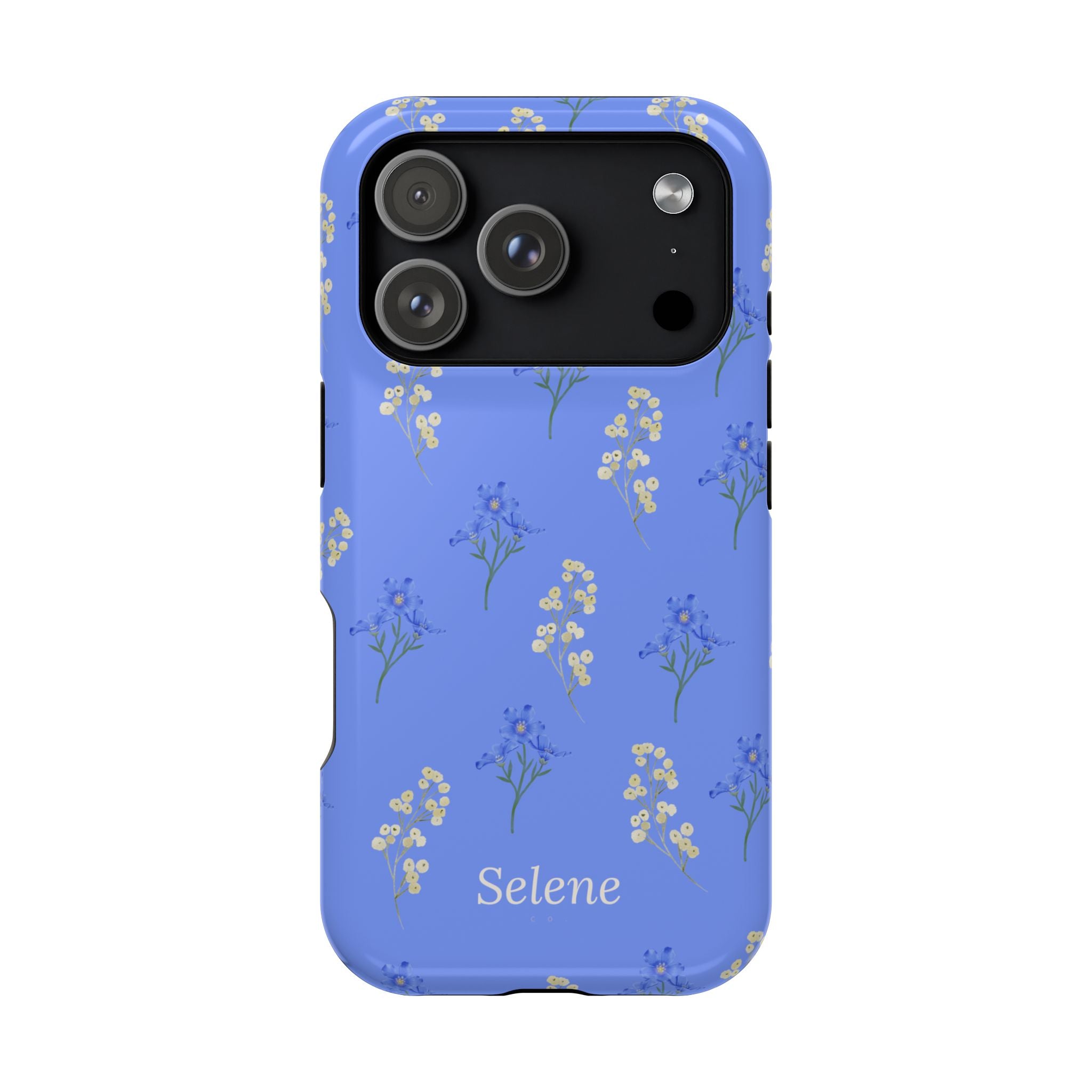 Selene Co. - Pastel Blue Floral Case