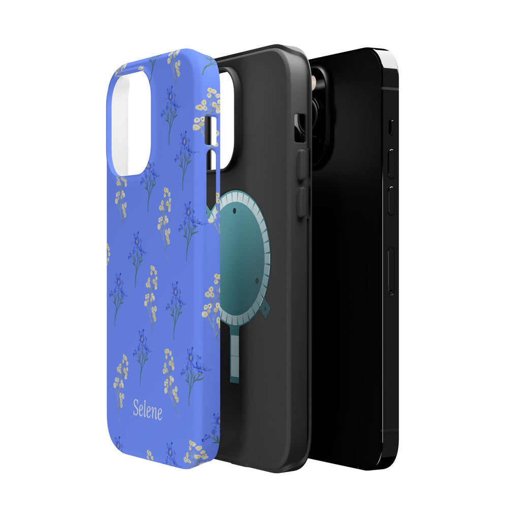 Selene Co. - Pastel Blue Floral Case