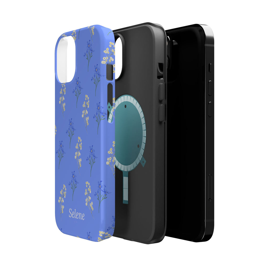 Selene Co. - Pastel Blue Floral Case