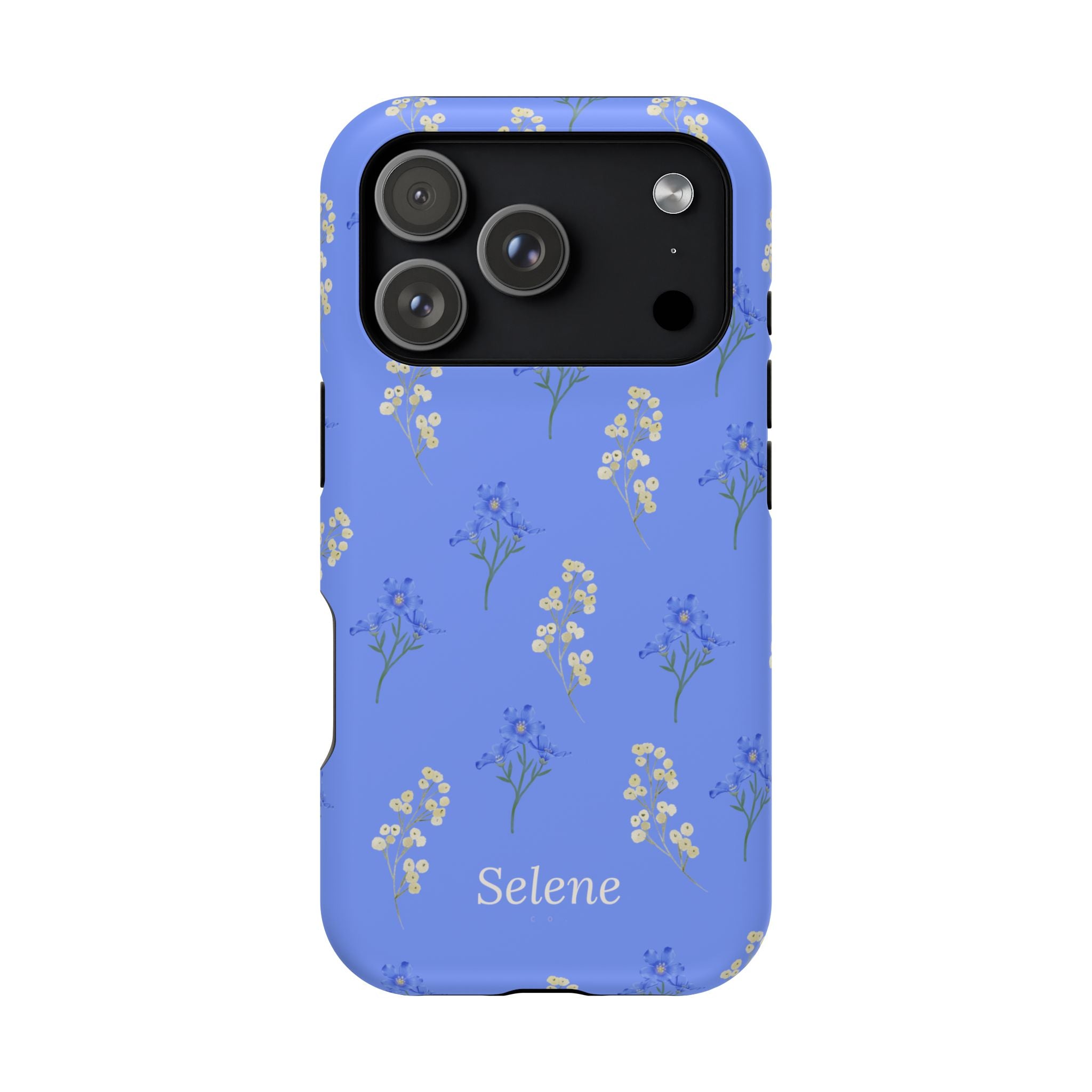 Selene Co. - Pastel Blue Floral Case