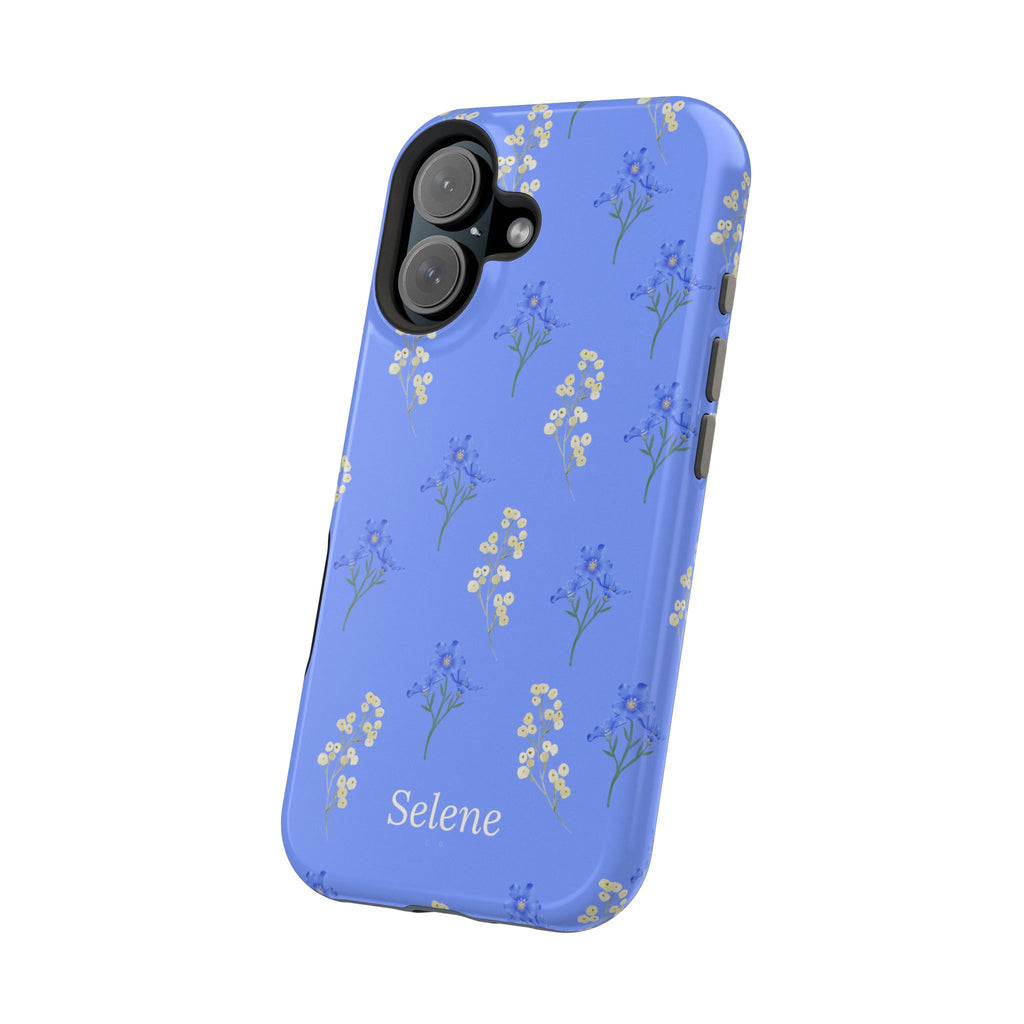 Selene Co. - Pastel Blue Floral Case