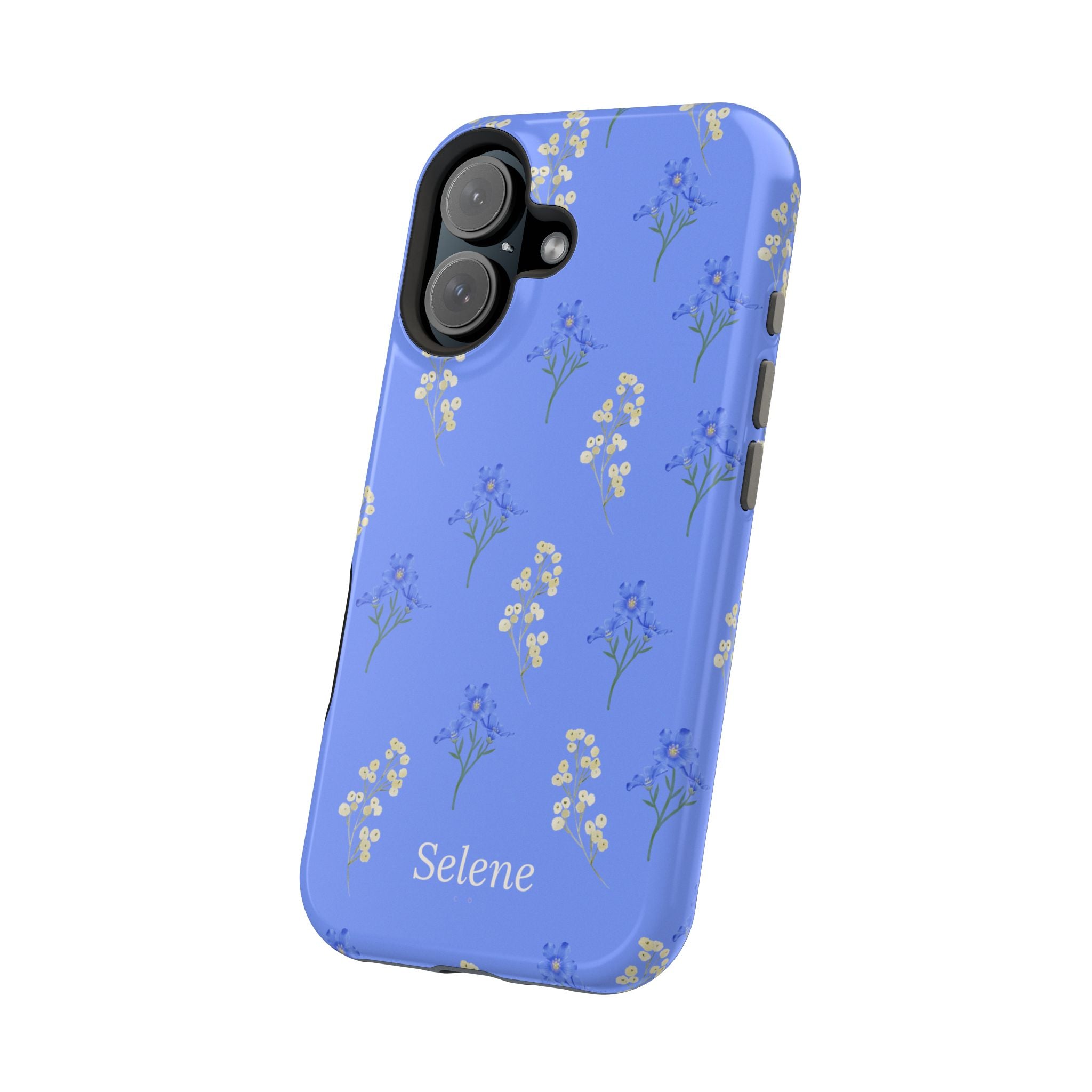 Selene Co. - Pastel Blue Floral Case