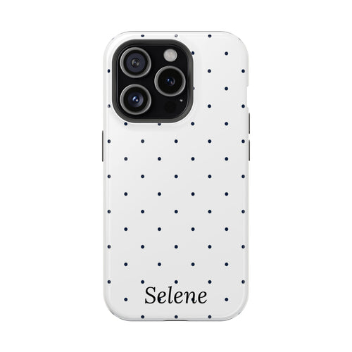Blue Polka dot case