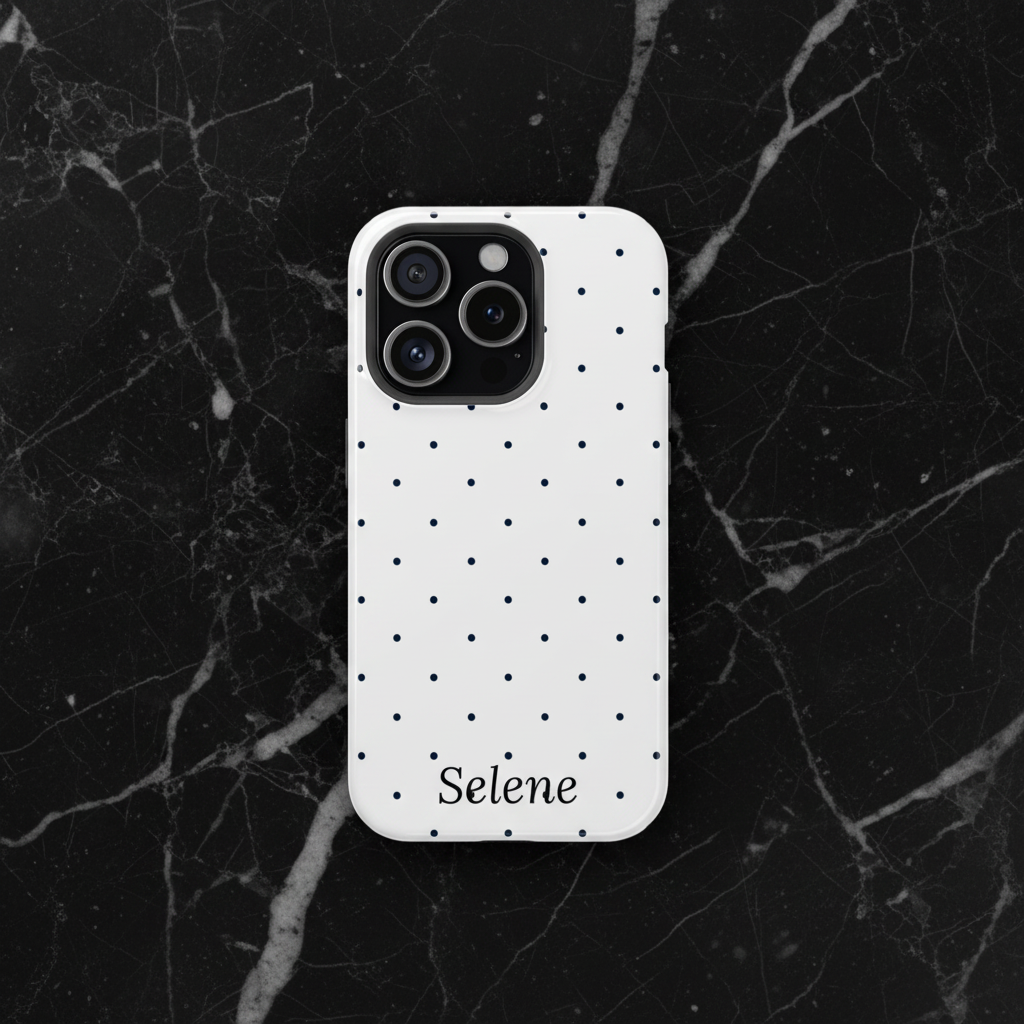 Selene Co. — Blue Polka dot case