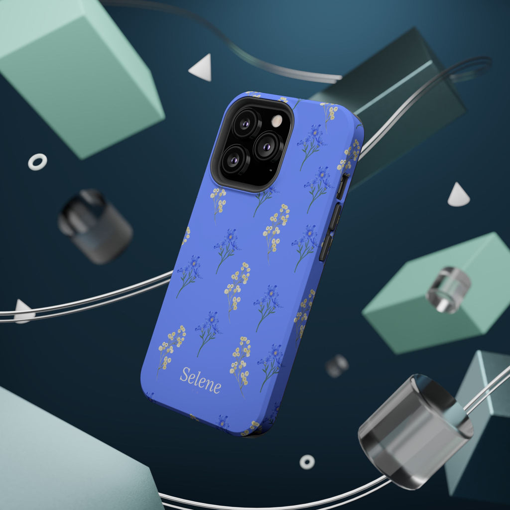 Selene Co. - Pastel Blue Floral Case