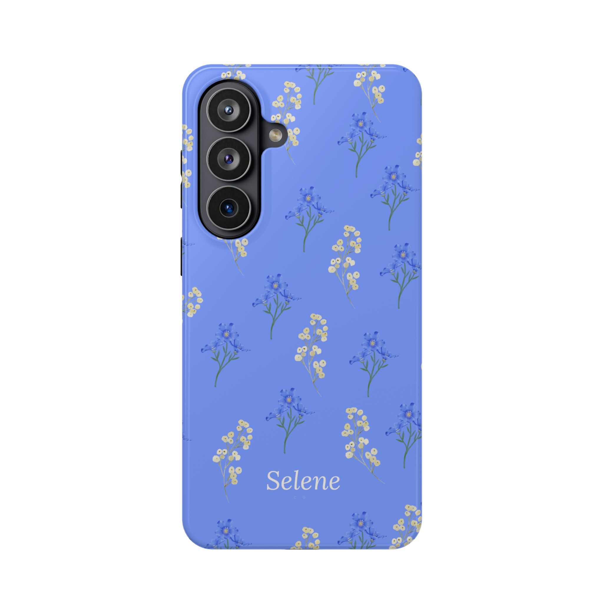 Selene Co. - Pastel Blue Floral Case