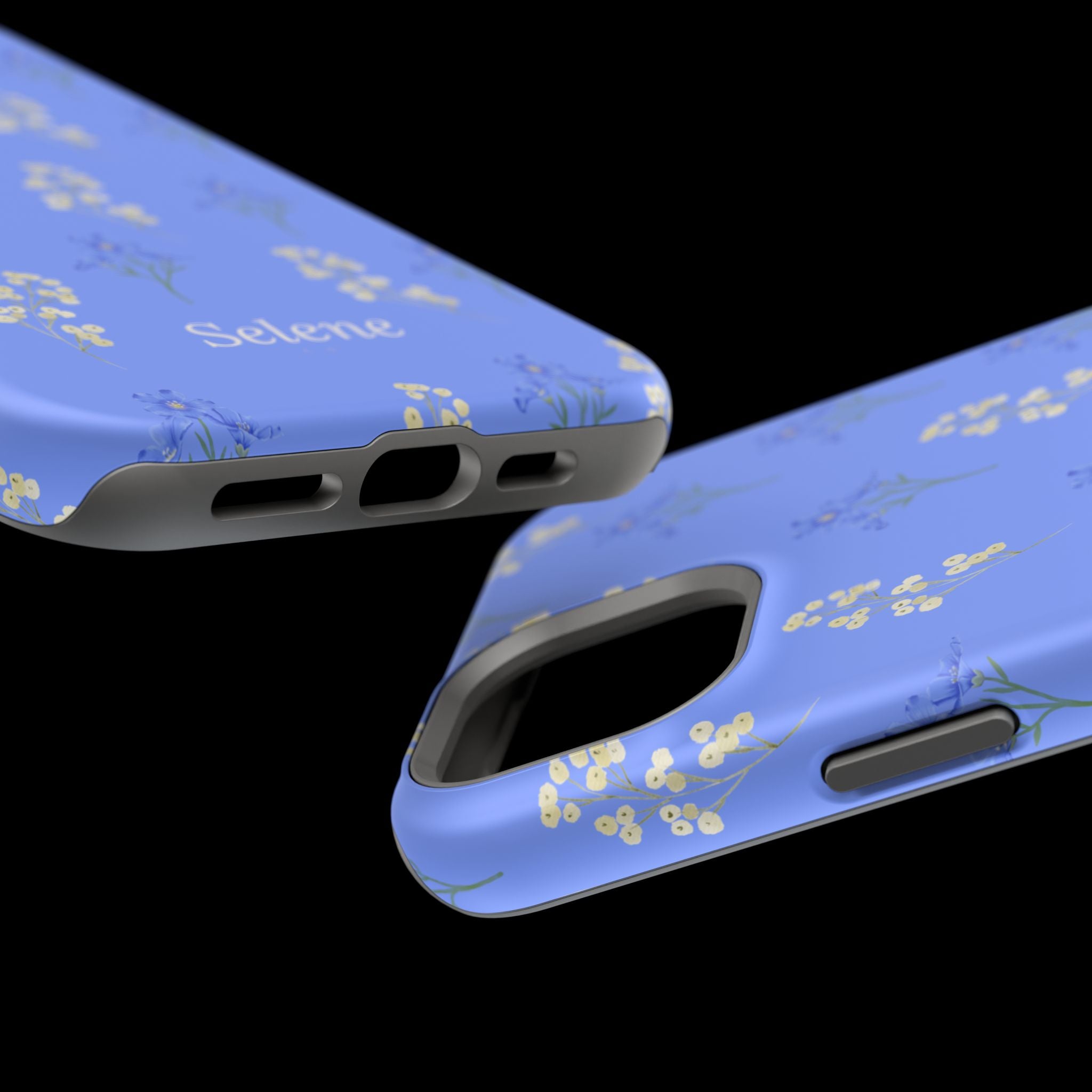 Selene Co. - Pastel Blue Floral Case