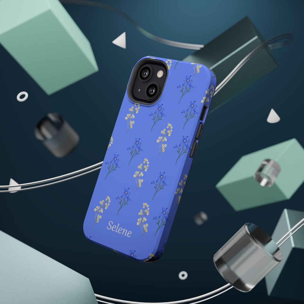 Selene Co. - Pastel Blue Floral Case