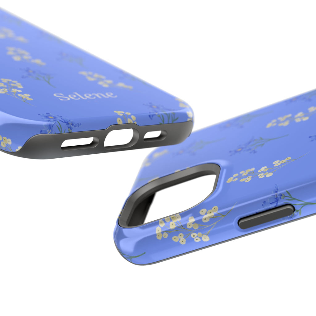 Selene Co. - Pastel Blue Floral Case
