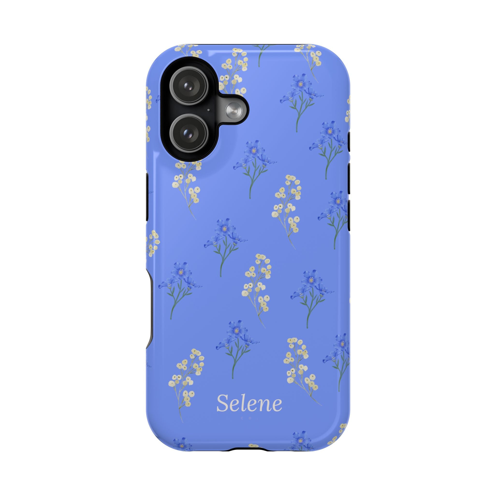 Selene Co. - Pastel Blue Floral Case
