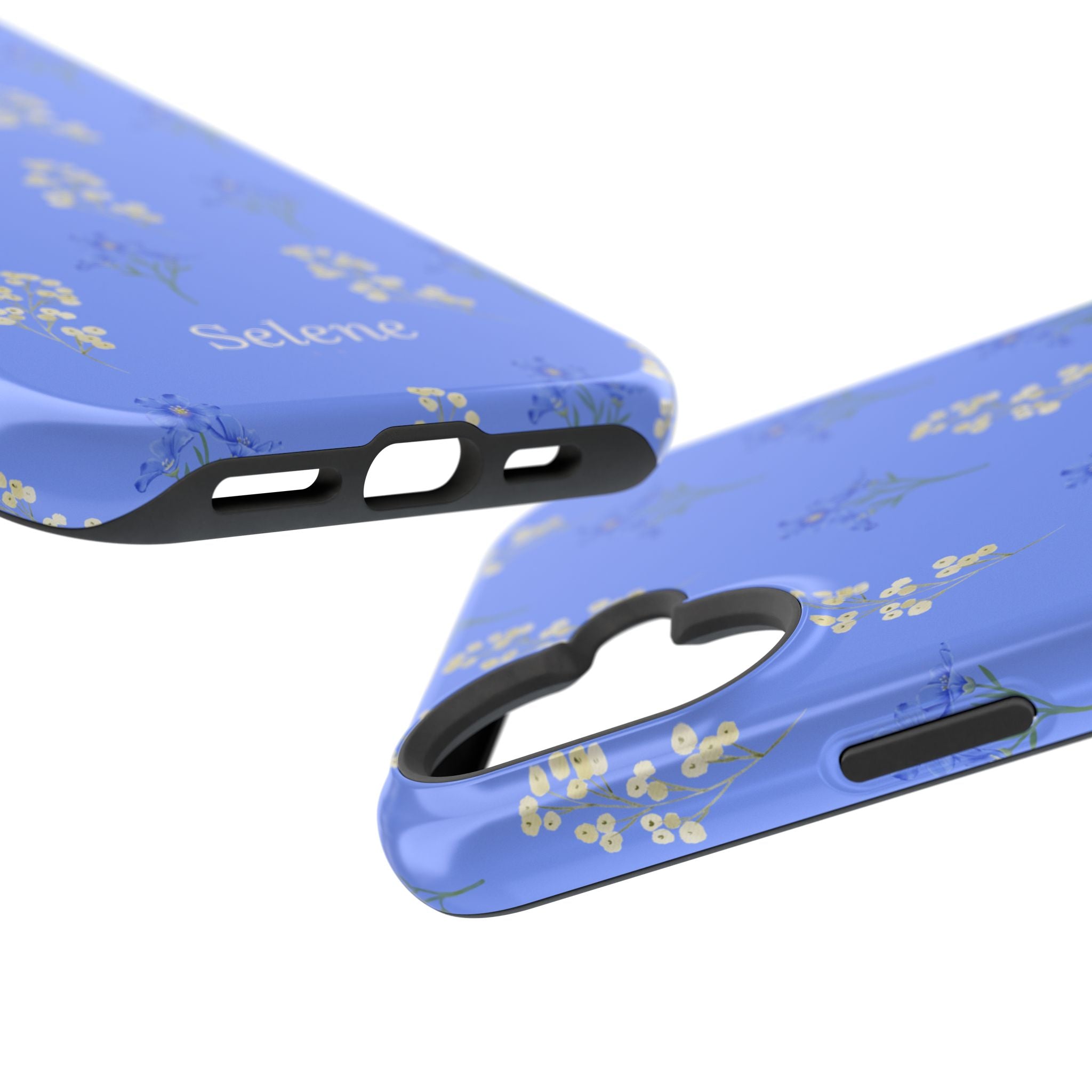 Selene Co. - Pastel Blue Floral Case