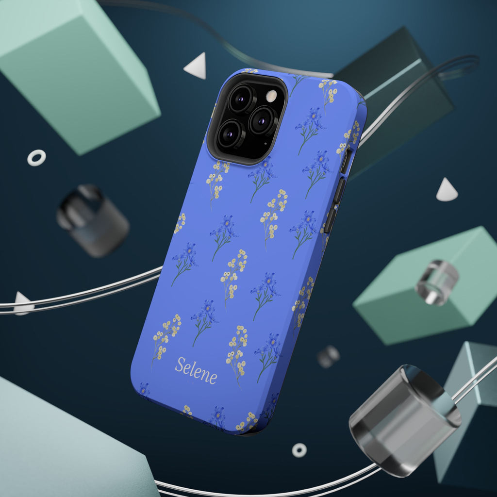 Selene Co. - Pastel Blue Floral Case