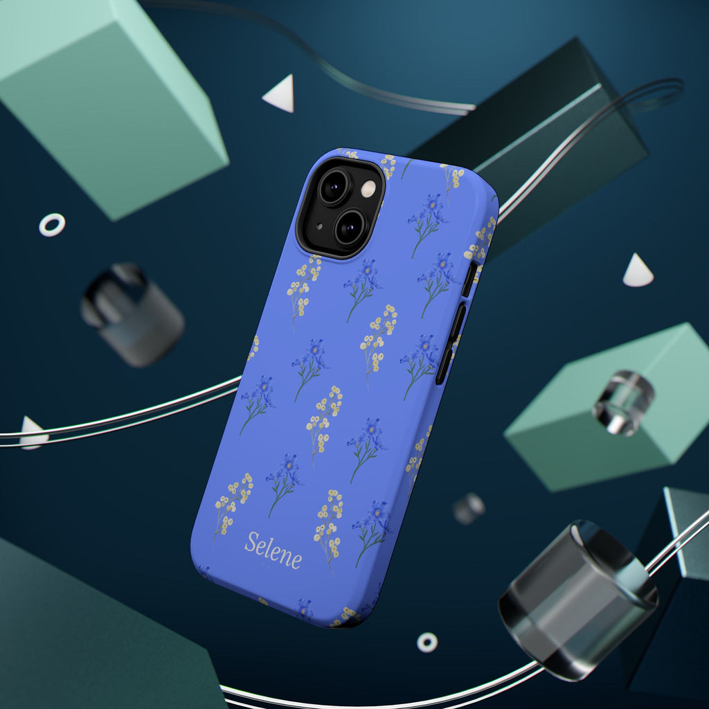 Selene Co. - Pastel Blue Floral Case