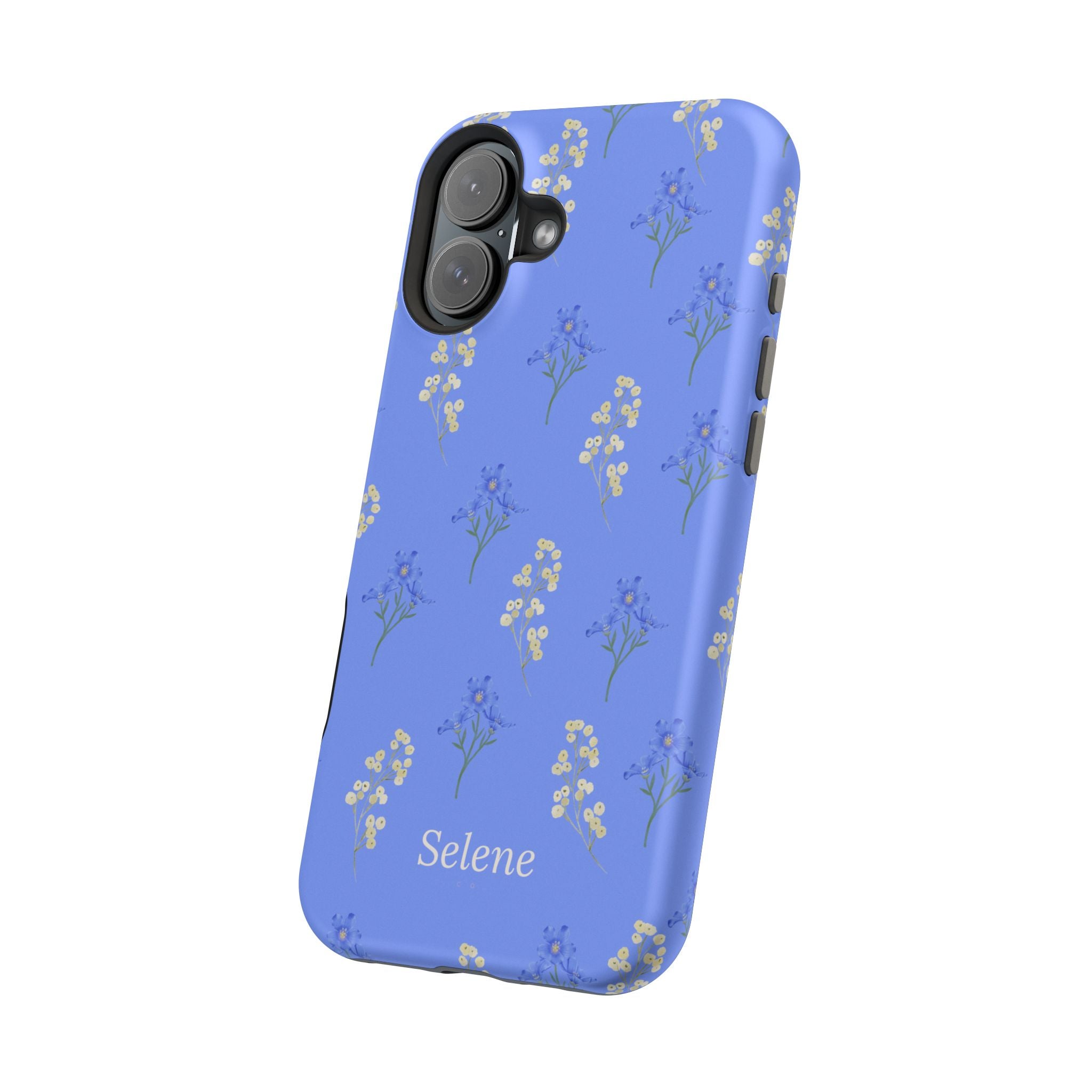 Selene Co. - Pastel Blue Floral Case
