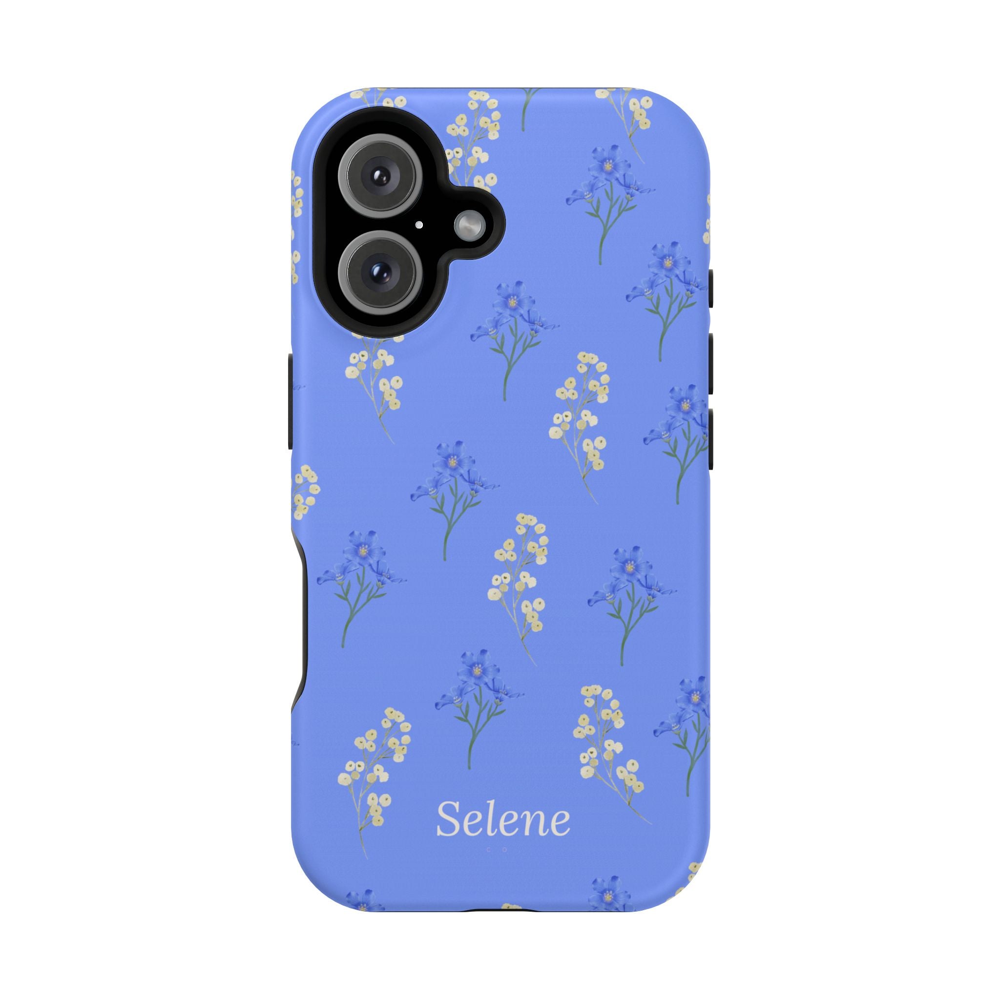 Selene Co. - Pastel Blue Floral Case