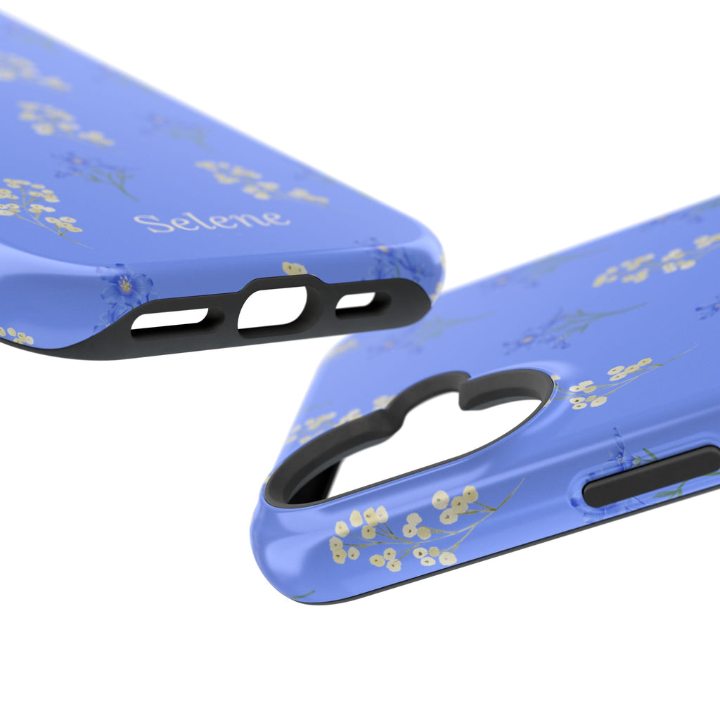 Selene Co. - Pastel Blue Floral Case