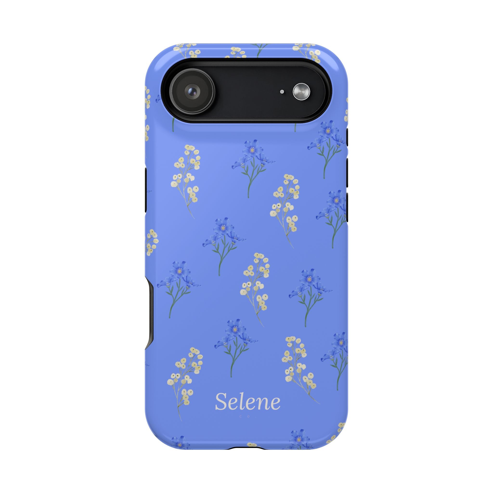 Selene Co. - Pastel Blue Floral Case
