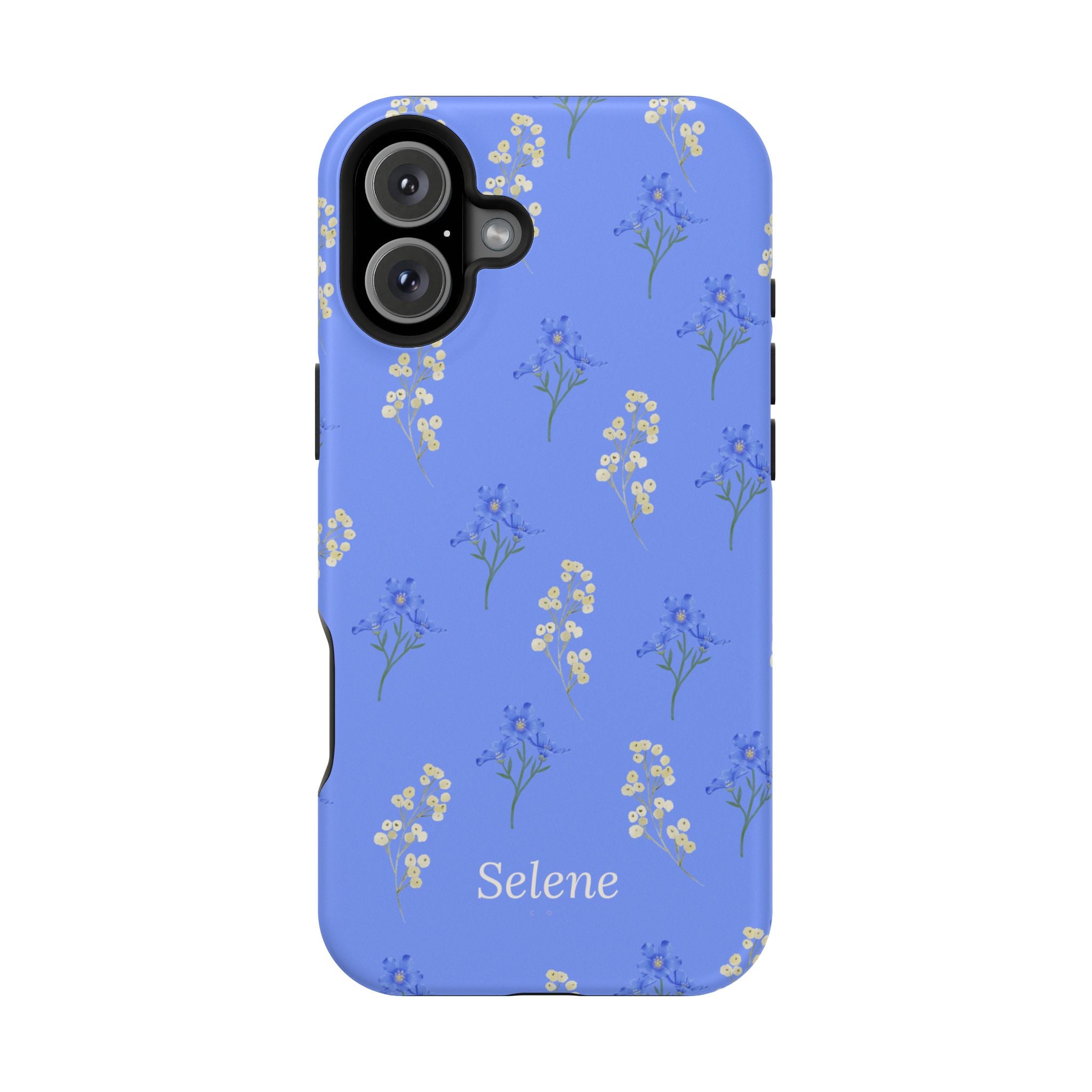Selene Co. - Pastel Blue Floral Case