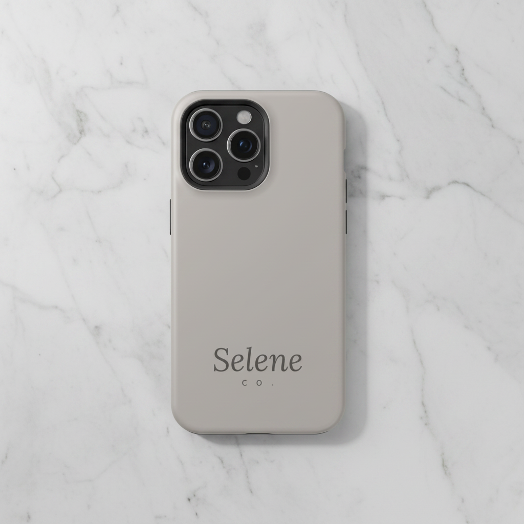 Selene Co. Phone Case — Stone | iPhone & Samsung
