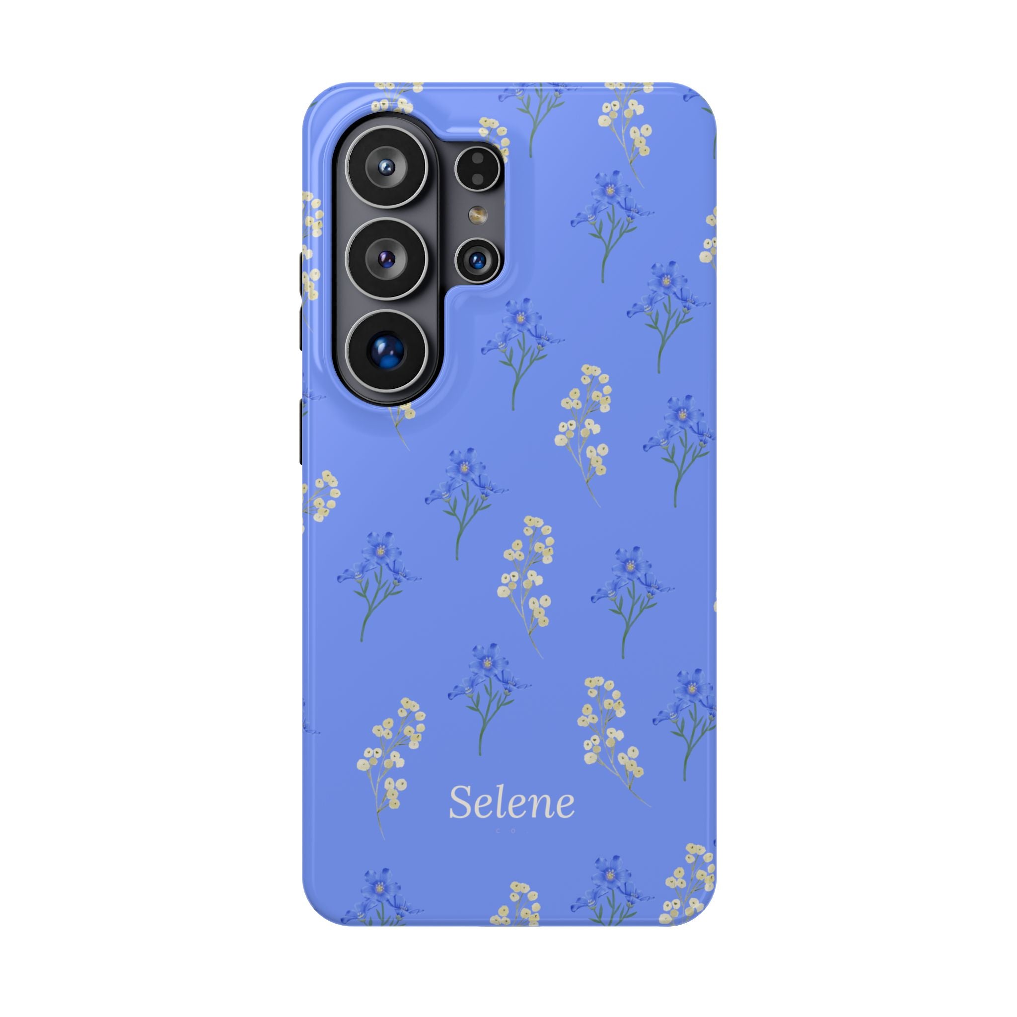 Selene Co. - Pastel Blue Floral Case