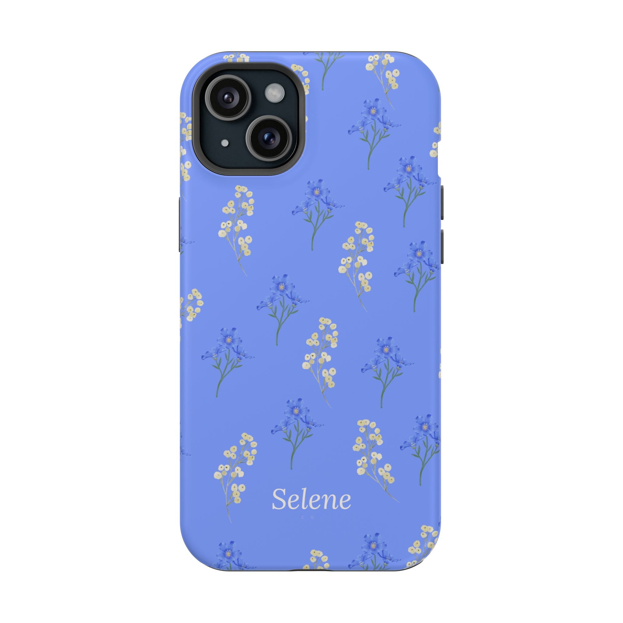 Selene Co. - Pastel Blue Floral Case