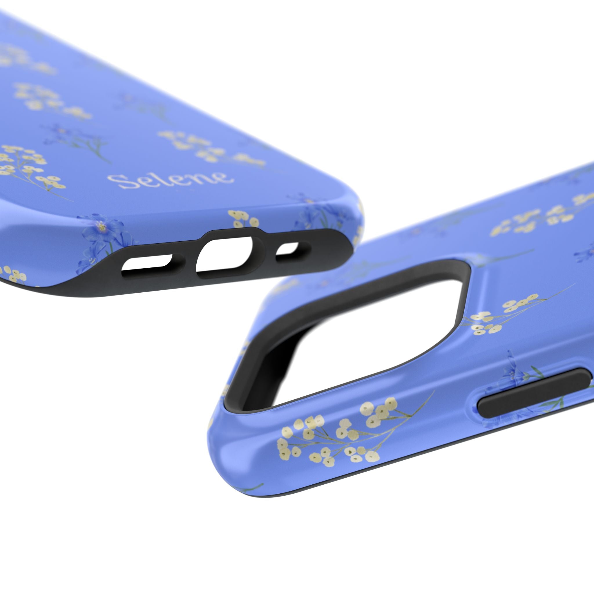 Selene Co. - Pastel Blue Floral Case